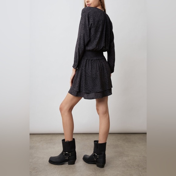 Rails Jasmine Dress Spotted Slate Size Large - Picture 2 of 9